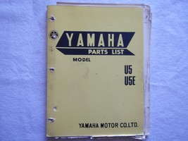 1967 1968 1969 Yamaha 50 U5 U5E Parts manual book list - $300.58 MXN