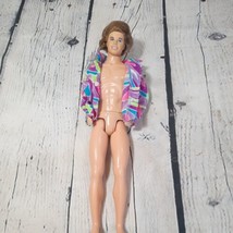 Vintage 1981 Ken Doll Barbie Rooted Brown Brunette Hair 1968 Body Malaysia 80s - £18.76 GBP