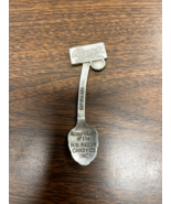1963 Hershey&#39;s Chocolate Reese&#39;s Acquisition Pewter Collector Spoon - $179.80 MXN