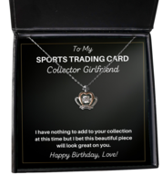 Sports Trading Card Collector Girlfriend Necklace Birthday Gifts - Crown  - £39.92 GBP