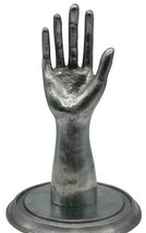 Pottery Barn Silver Hand Jewelry Holder Display Art Sculpture 10&quot; High M... - $129.99
