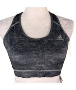 Adidas Sports Bra Large Heather Gray Medium Support New - £19.05 GBP