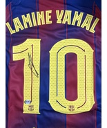 Lamine Yamal PSA/DNA Signed AUTOGRAPHED Barcelona Jersey - $15,410.58 MXN