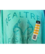 Realtree Fishing Shirt Men&#39;s Green Blue Long Sleeve Size XL 46-48 Cotton... - €19,98 EUR