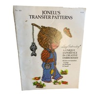 Jonell&#39;s Transfer Patterns Embroidery 68 Iron on Transfers book No 505 - $20.58
