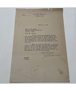 Letter Morris Bennett Law offices J. B. Morris 1930 political Legal Beau... - $93.07 CAD
