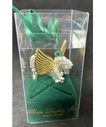 Gloria Duchin Genuine Pewter Unicorn Christmas Ornament Original Box - N... - $10.84