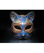 ITALIAN MASK MASQUERADE BALL HALLOWEEN VENETIAN MARTI GRASS CAT - $89.27 CAD