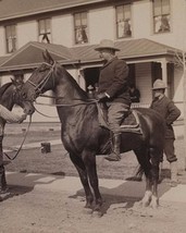 President Theodore Roosevelt on horseback at Yellowstone Nat. Park Photo Print - £6.92 GBP+