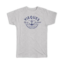 Vieques Life on the Strand : Gift T-Shirt Beach Travel Souvenir Puerto Rico - £14.46 GBP+