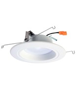 Halo 5 in. and 6 in. 3000K Matte White Recessed LED Retrofit Baffle-Trim... - $11.83