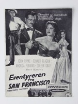 Ronald Reagan Rhonda Fleming Vtg Tennessee&#39;s Partner 1955 Danish Movie P... - £7.81 GBP
