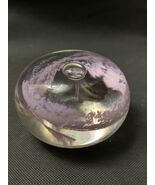 VINTAGE Handmade Paperweight Circle Purple Swirl Hand Blown Glass Gift K... - €21,42 EUR VINTAGE Handmade Paperweight Circle Purple Swirl Hand Blown Glass Gift K... - €21,42 EUR