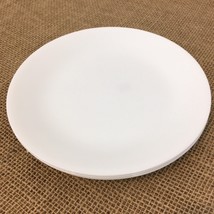 Corning Corelle Livingware Solid White Vtg USA Made 8 1/2&quot; Luncheon Plates (4) - £15.00 GBP
