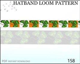 Hatband Loom Stitch Pattern No.158 - Saint Patrick&#39;s Day Band Pattern - ... - $3.00