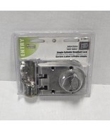 Defender Security U-10817 Single Cylinder Deadbolt Lock Satin Nickel Kwi... - $455.40 MXN