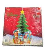 1987 Eureka Disney Characters 12&quot; Christmas Honeycomb Tissue Centerpiece - £13.83 GBP