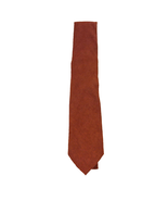 Rooster 100% Polyester Microfiber Rust Deep Orange Men&#39;s 59&quot; XLong Neck Tie - $27.17 CAD
