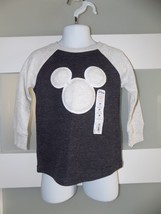 Disney Jumping Beans Mickey Mouse LS Crew Shirt Size 2T Boy&#39;s NEW - £11.62 GBP