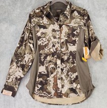 Magellan Outdoors Shirt Womens Large Camo Eagle Pass Deluxe Button Up Hunt Gear - £19.50 GBP