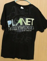 Planet Hollywood Las Vegas T Shirt Black Large DW1 - $5.93