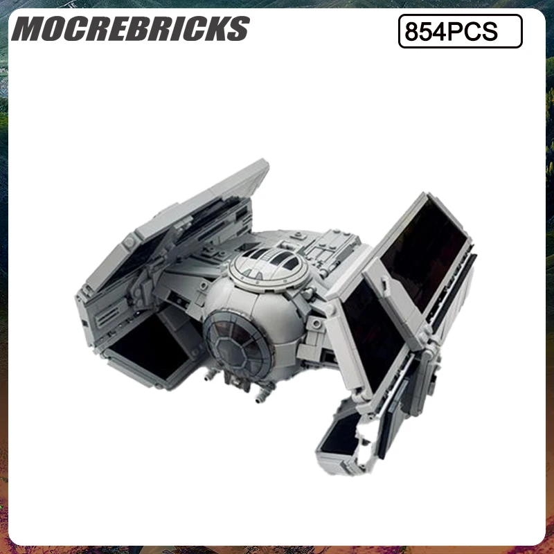  advanced perfect interstellar spacecraft model building blocks set moc children s toys thumb200