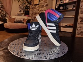 Adidas, Girls ortholite high tops trainers, Colour multicoloured, UK 3 - $27.00