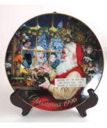 1996 Avon Santa&#39;s Loving Touch Porcelain 22K Gold Trimmed Collector&#39;s Plate - €11,63 EUR