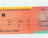 Games of the XXIIIrd Olympiad Los Angeles 1984 Track &amp; Field Opening Day... - £22.15 GBP