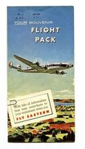 EAL Eastern Airlines Your Souvenir Flight Pack &amp; Contents 1950's - $17.82