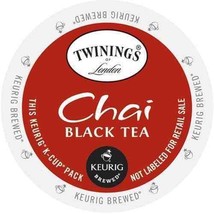 Twinings Chai Black Tea 24 to 144 Count Keurig Kcups Pick Any Size FREE SHIPPING - £20.30 GBP+