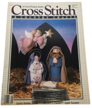 Cross Stitch and Country Crafts Magazine Christmas Nativity Sewing Sept/Oct 1987 - £6.38 GBP