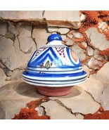 Artisan Moroccan Tagine - A traditional blue clay pot to display the home  - $2,252.66 MXN