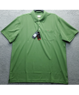 Greg Norman Play Dry Polo Shirt Mens Size 2XL Green Golf Performance Sid... - $40.37 CAD