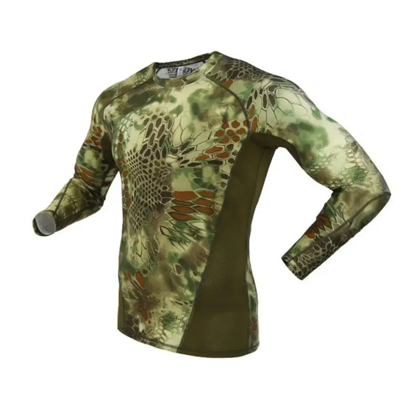 House Home Summer Long Sleeve Military Camouflage T-shirt Men A A Combat... - £35.17 GBP