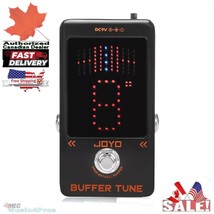 JOYO JF-19 Buffer Tune Pedal Accurate Tuner LED Screen Electric Bass, Gu... - $55.42