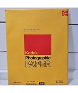 Vtg Kodak Photographic Paper 25 Sheets 8x10 Kodabrome RC paper 187 0609 - $400.45 MXN