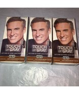 NEW Lot Of 3 Touch Of Grey Men’s Hair Color Light And Medium Brown T25-35 - $48.39 CAD