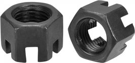 Uxcell M14X1.5Mm Hexagon Slotted Nut, Grade 4.8 Carbon Steel Hex Castle Nuts, Bl - £9.81 GBP
