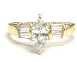 Women&#39;s Cluster ring 14kt Yellow Gold 388210 - $1,199.00