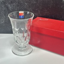 BACCARAT Belle De France Cut Crystal Large Footed Drinking Glass 6.25&quot; N... - $163.35