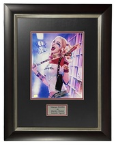 MARGOT ROBBIE SIGNED Autographed 11x14 PHOTO FRAMED SUICIDE SQUAD HARLEY... - £513.59 GBP