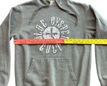 BLUE OYSTER CULT Logo Grey Hoodie Sweatshirts MEDIUM Heavy Metal Rock Music - $29.69
