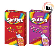 5x Packs Skittles Singles To Go Variety Drink Mix - 6 Packets Each Mix &amp;... - £11.42 GBP