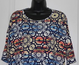 LulaRoe Irma Small Aztec Geometric Sunrise Sunset Inspired - $14.49