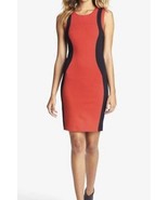 Felicity &amp; Coco sleeveless black and red color lock dress size S - £25.56 GBP