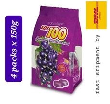 Candy Sweet Fruit Gummy Lot 100 Blackcurrant 4 Packs X 150g -Fast Ship By Dhl Ex - £62.55 GBP