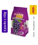 Candy Sweet Fruit Gummy LOT 100 BLACKCURRANT 4 Packs x 150g -Fast ship b... - £63.03 GBP