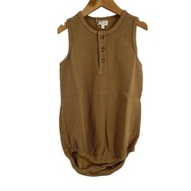 The Simple Folk Seeker Romper Organic Cotton Camel Size 5/6 Year New - $28.06