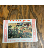 Vintage Santa Catalina 20 colored views art colortone still in original ... - €17,15 EUR